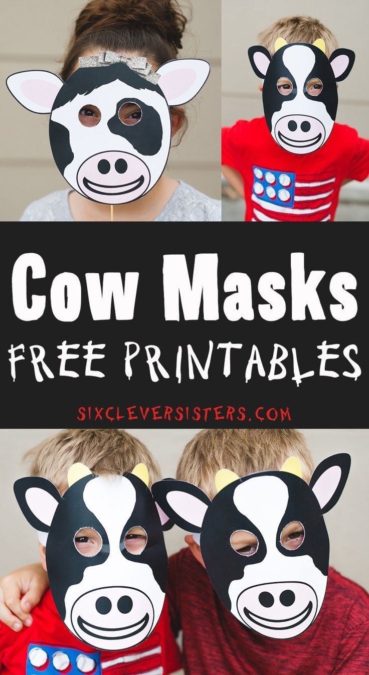 Chick Fil A Cow Mask