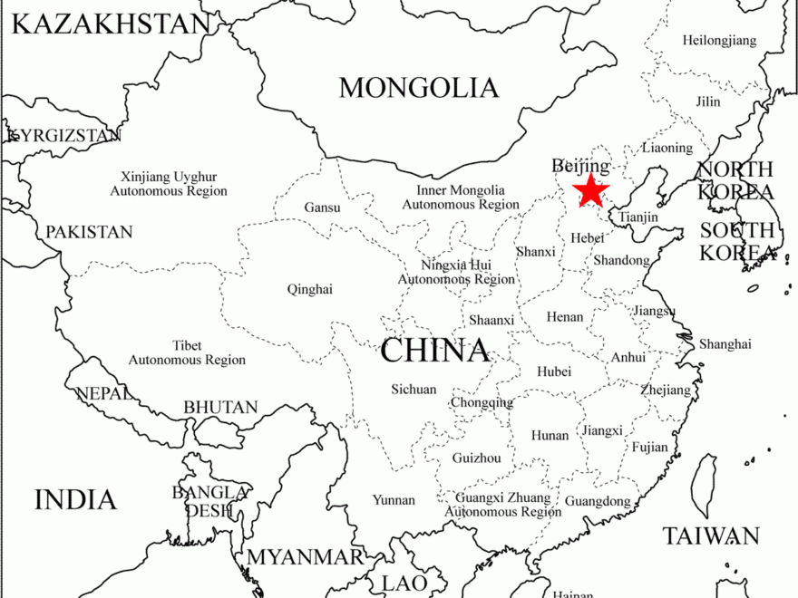China Provinces Map including Blank China Provinces Map China Mike