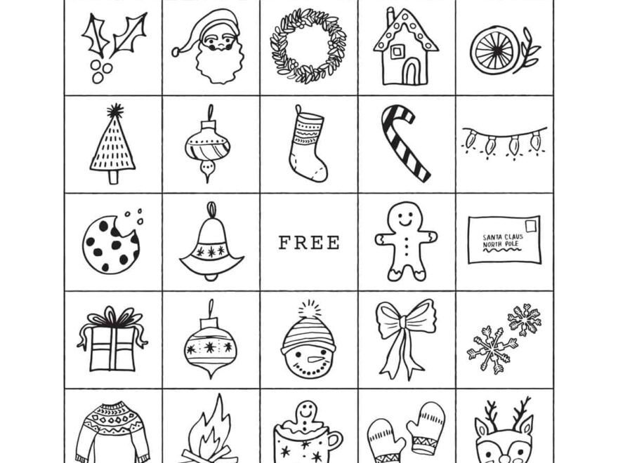 Christmas Bingo Childhood Magic