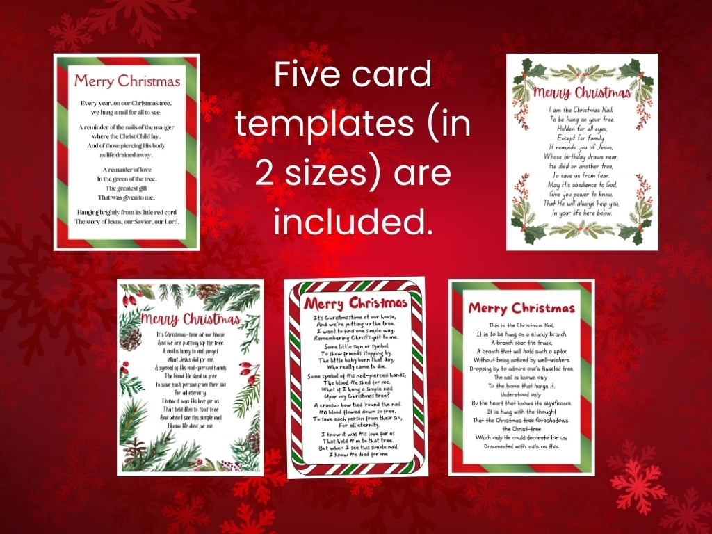Christmas Nail Ornament Deeper KidMin