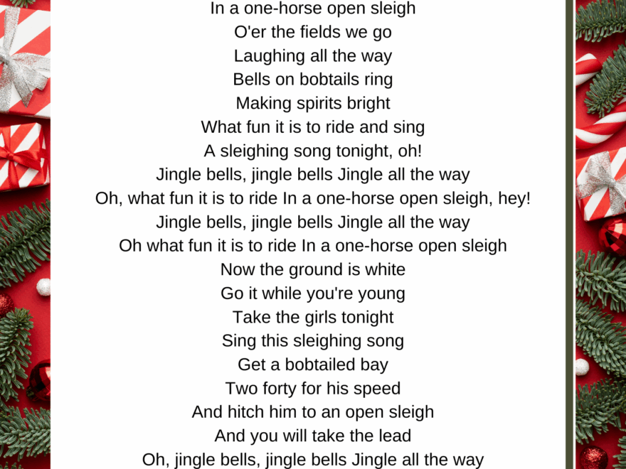 Christmas Songs Lyrics Lyrics To Popular Christmas Carols Songs With Printables
