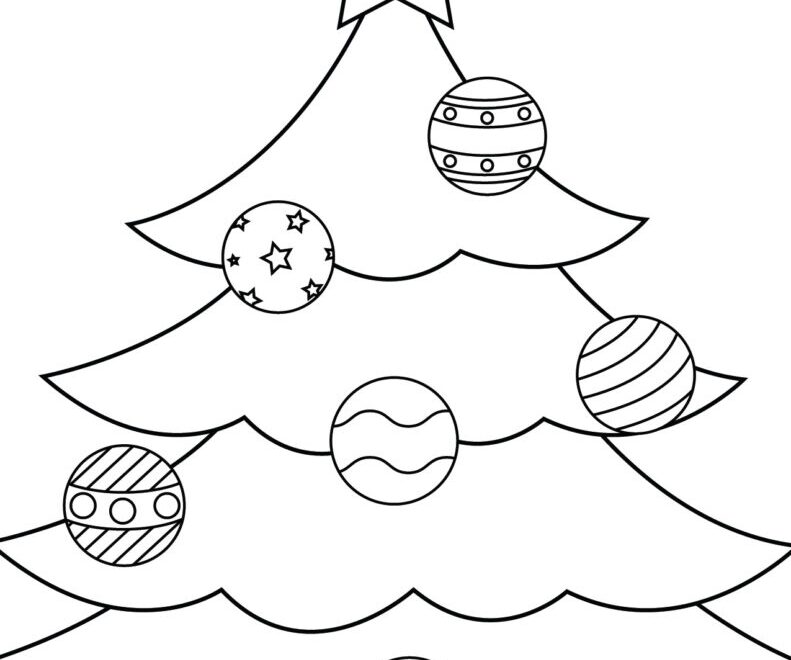 Christmas Tree Coloring Pages Templates 22 FREE Printables Printabulls