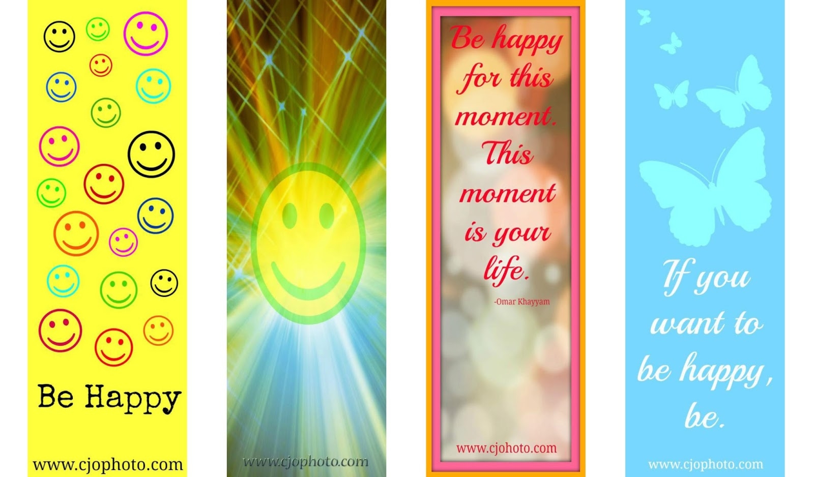 CJO Photo Free Printable Bookmarks