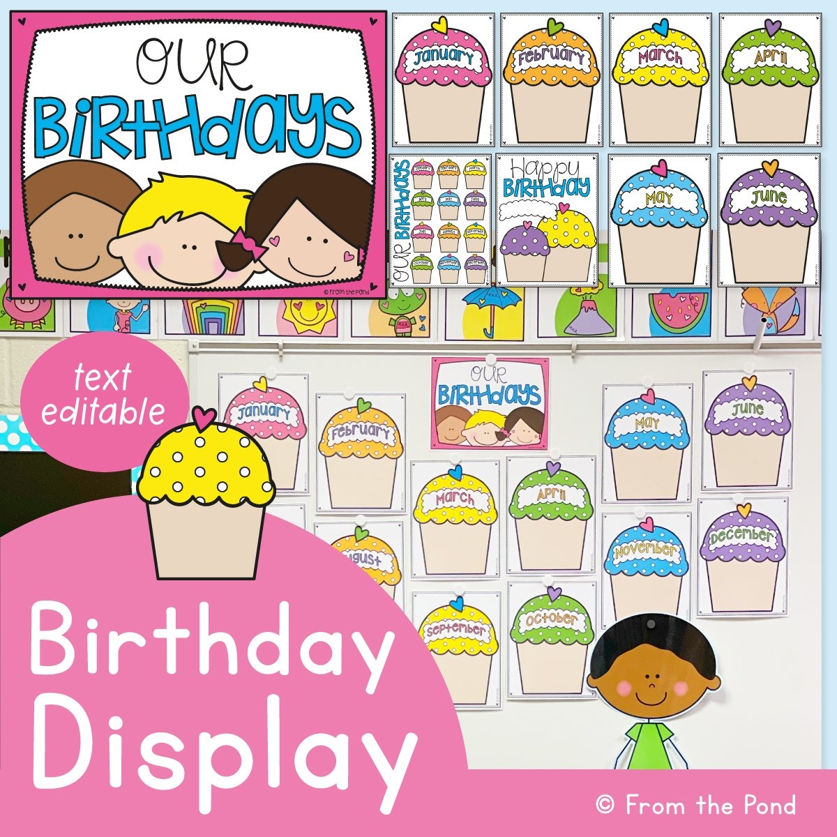 Free Printable Birthday Display Classroom