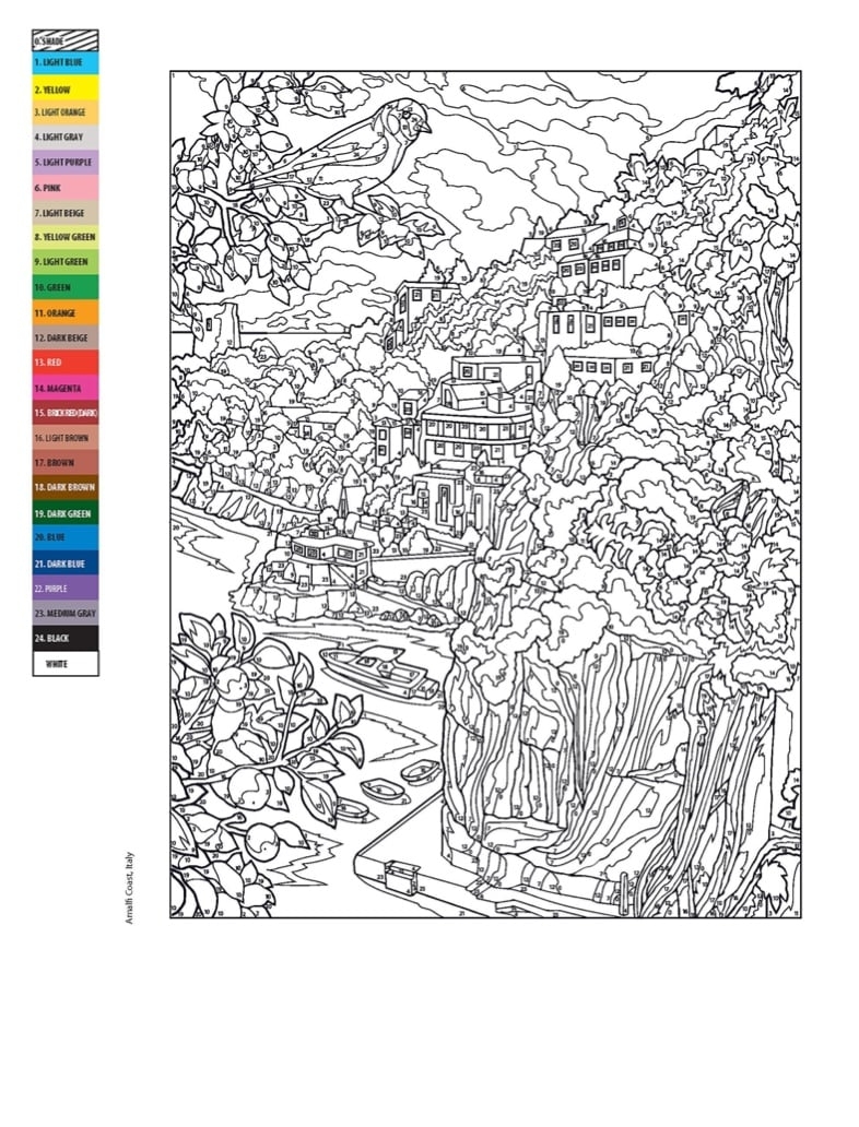 Extreme Color By Number Free Printables