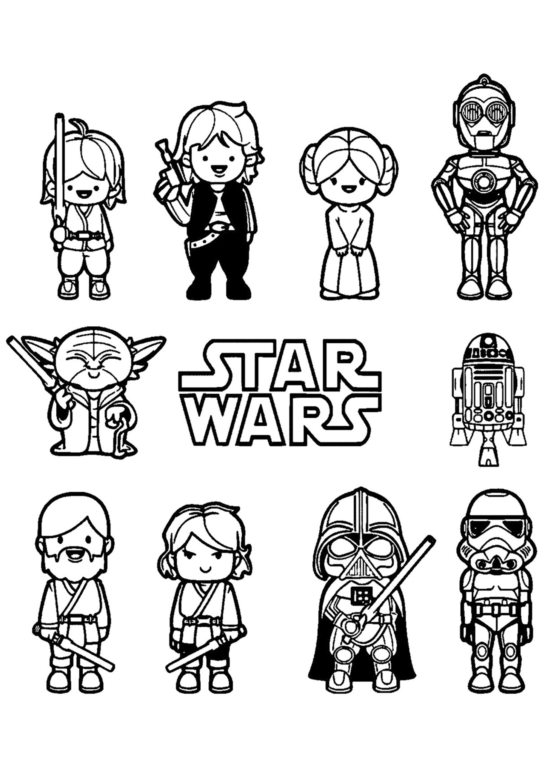 Star Wars Coloring Pages Printable