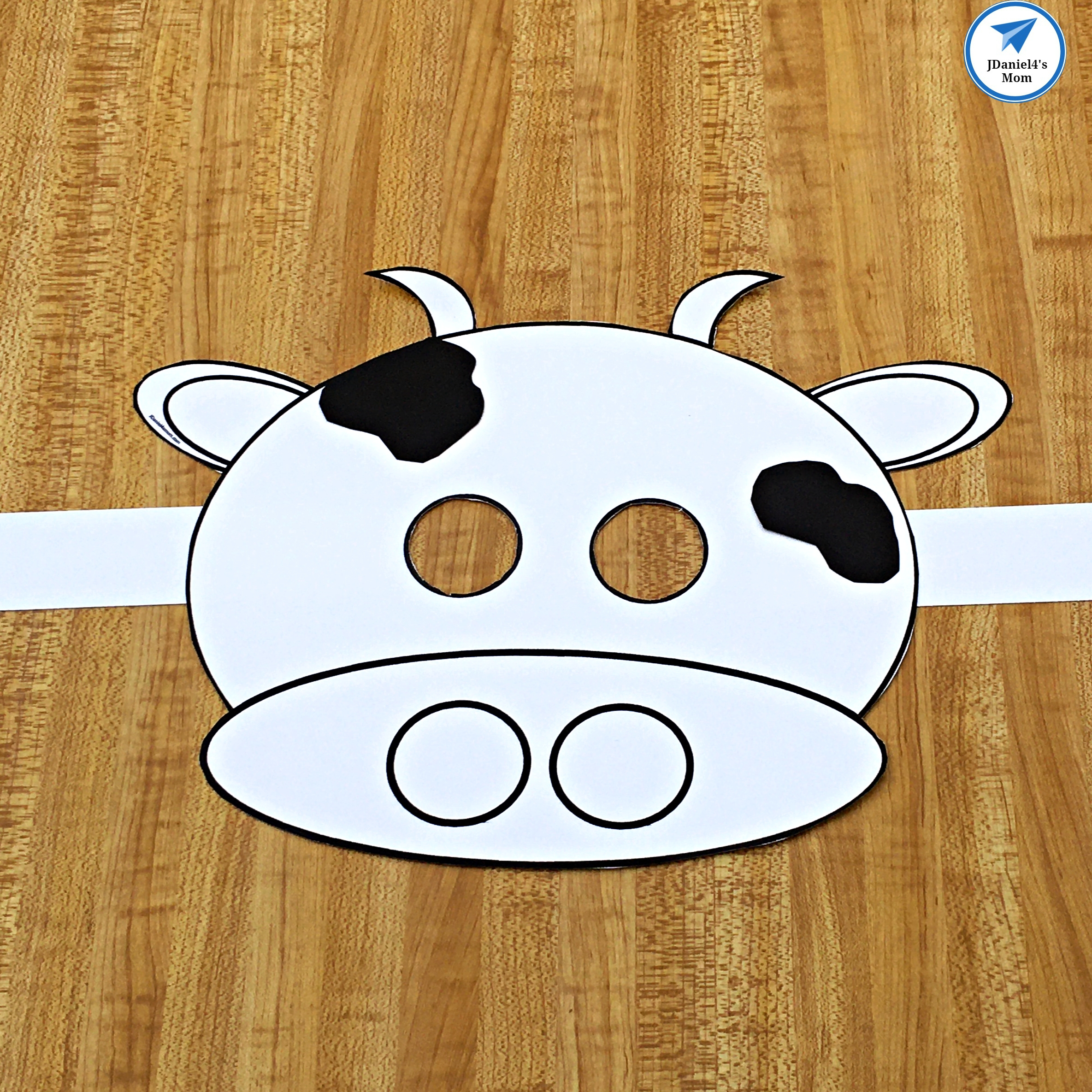 Cow Mask Printable Template JDaniel4s Mom
