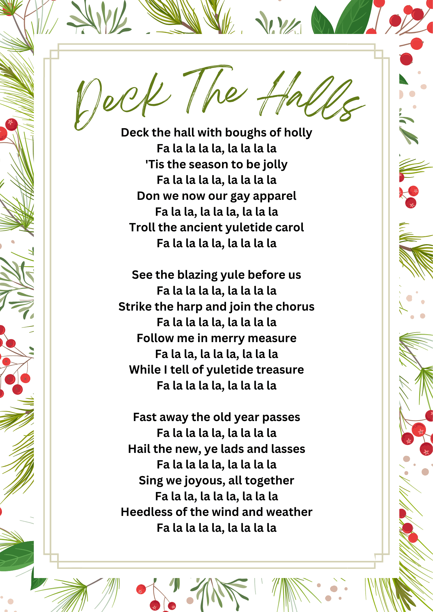 Deck The Halls