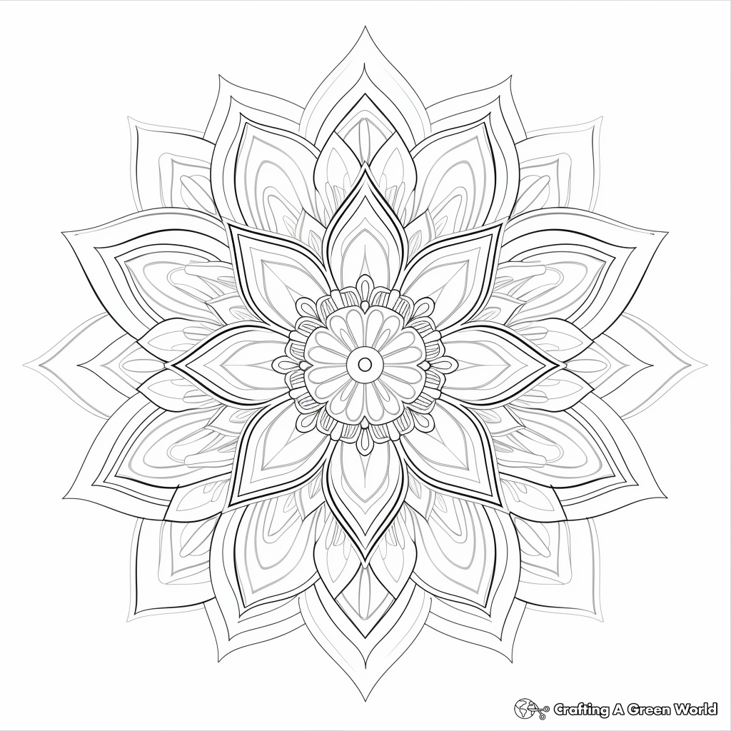 Difficult Mandala Coloring Pages Free Printable 