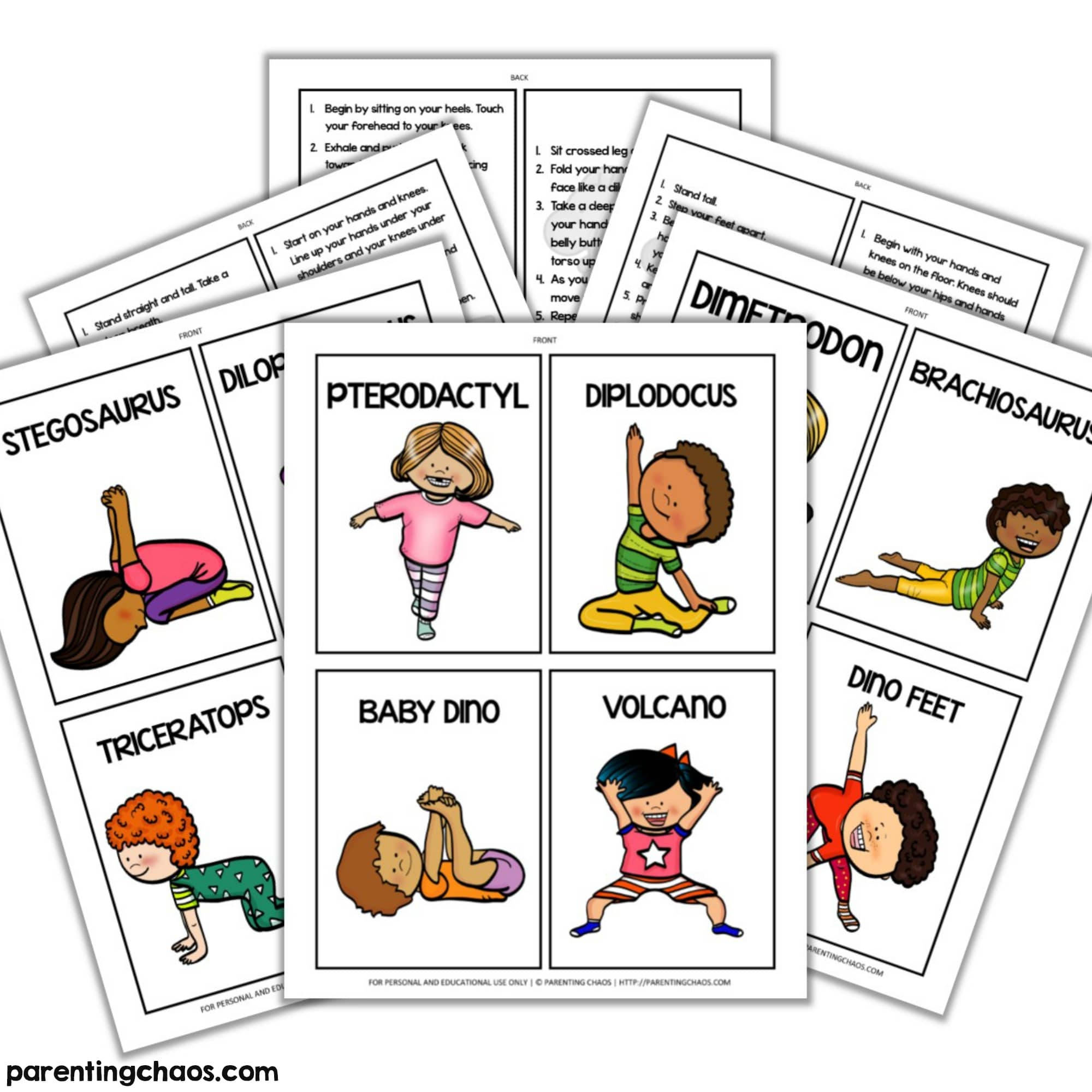 Free Printable Yoga Cards For Kids