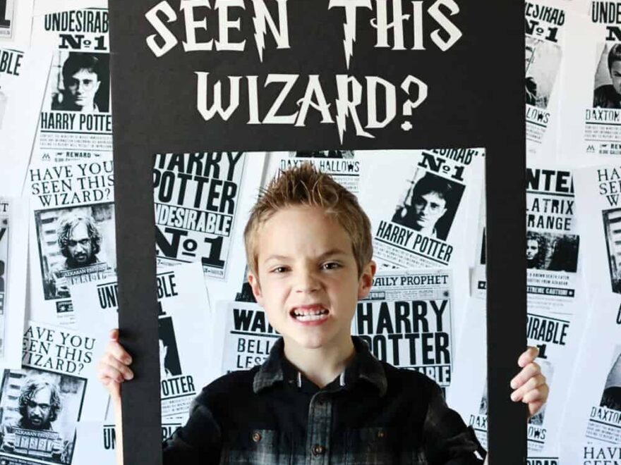 DIY Harry Potter Photo Booth One Sweet Appetite