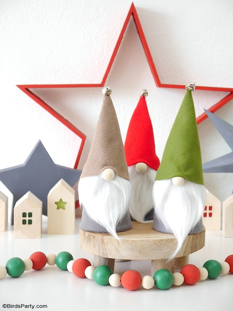 DIY No Sew Christmas Gnomes With FREE Templates Party Ideas Party Printables Blog