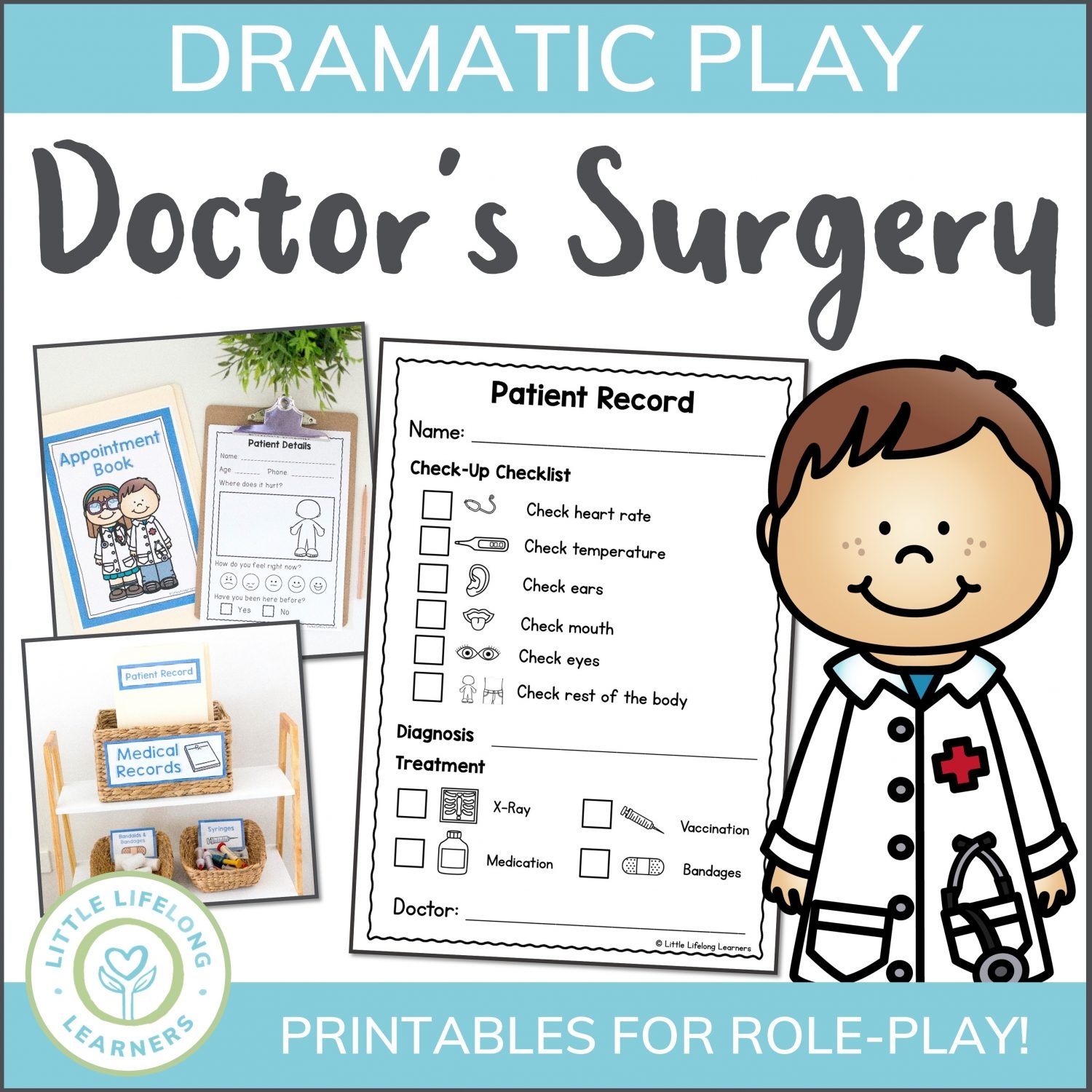 DoctorS Office Dramatic Play Free Printables