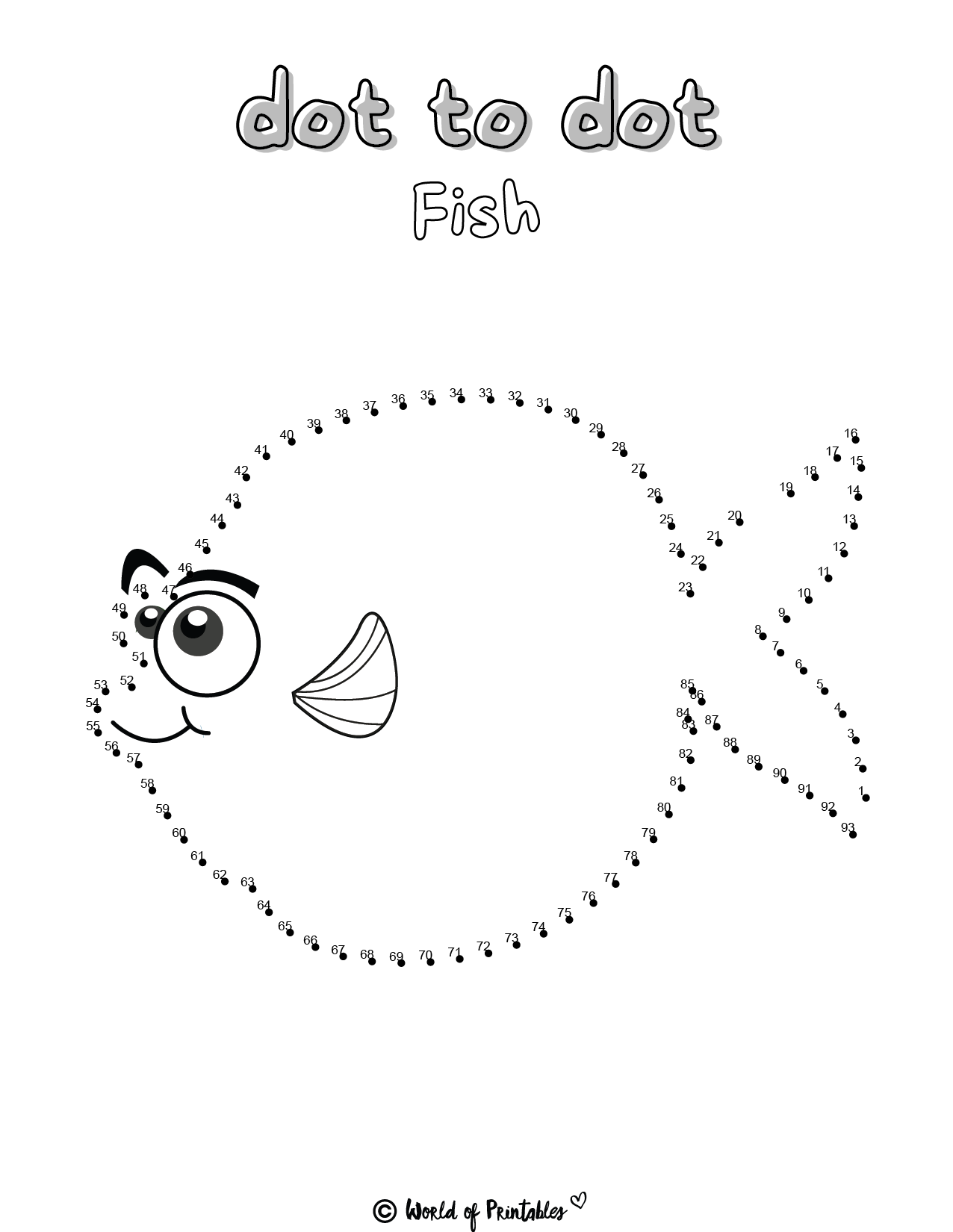 Dot To Dot Printables 35 To Choose From World Of Printables