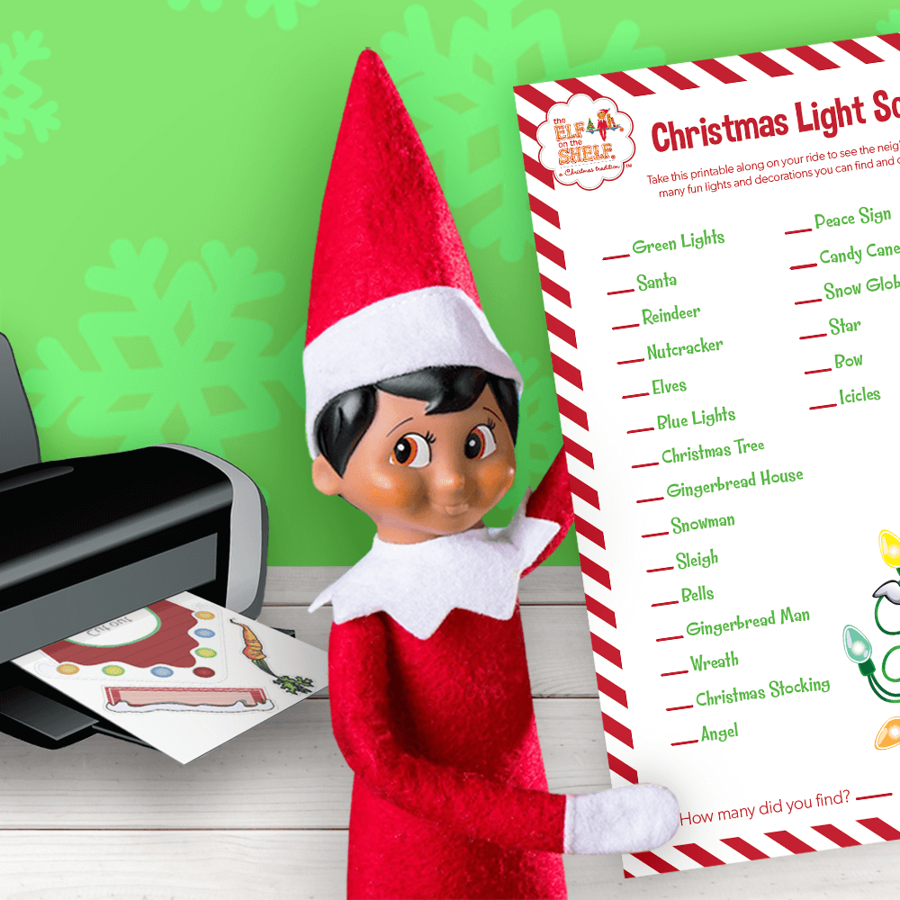 Elf On The Shelf Free Printables