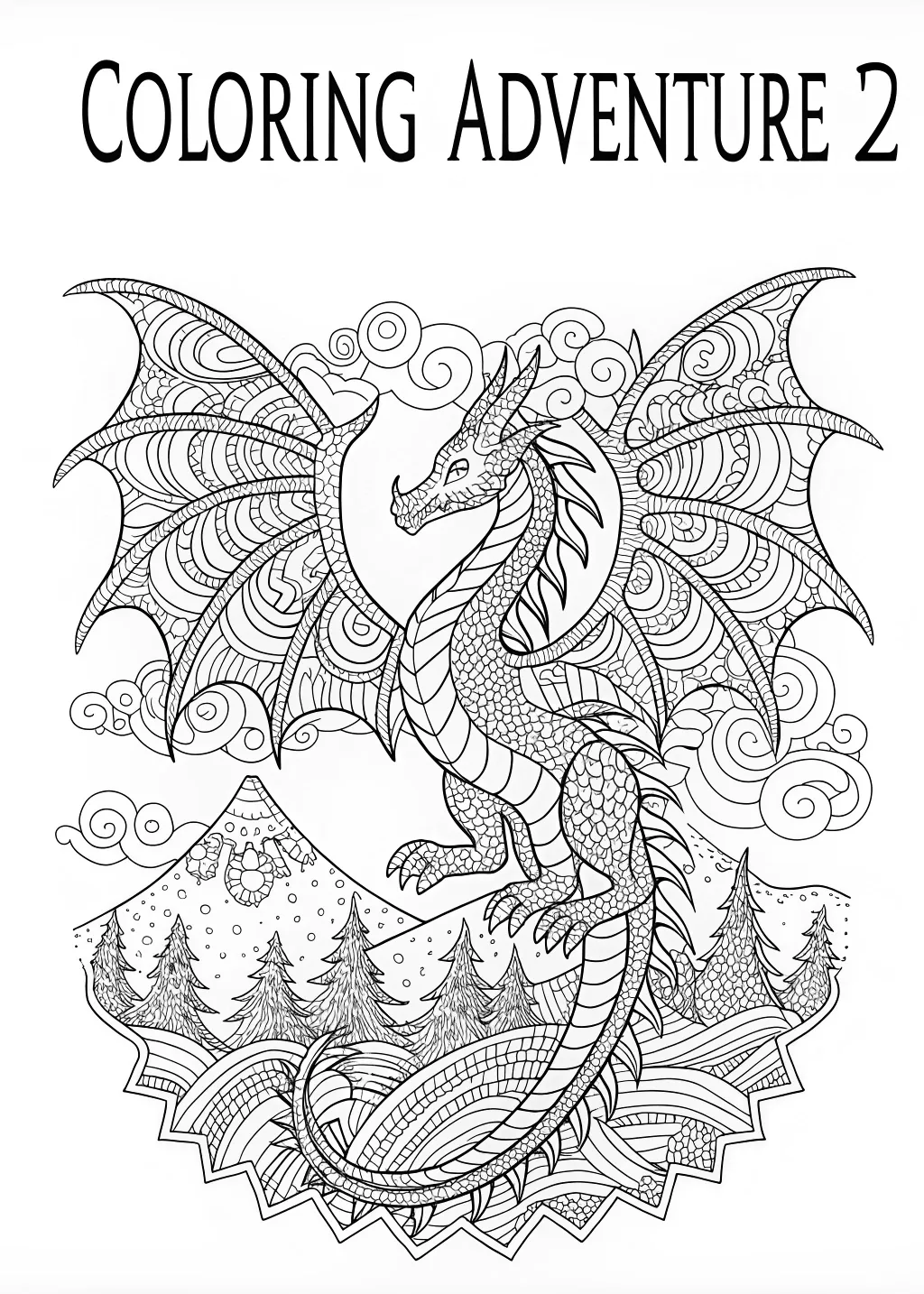 Free Printable Coloring Pages Dragons