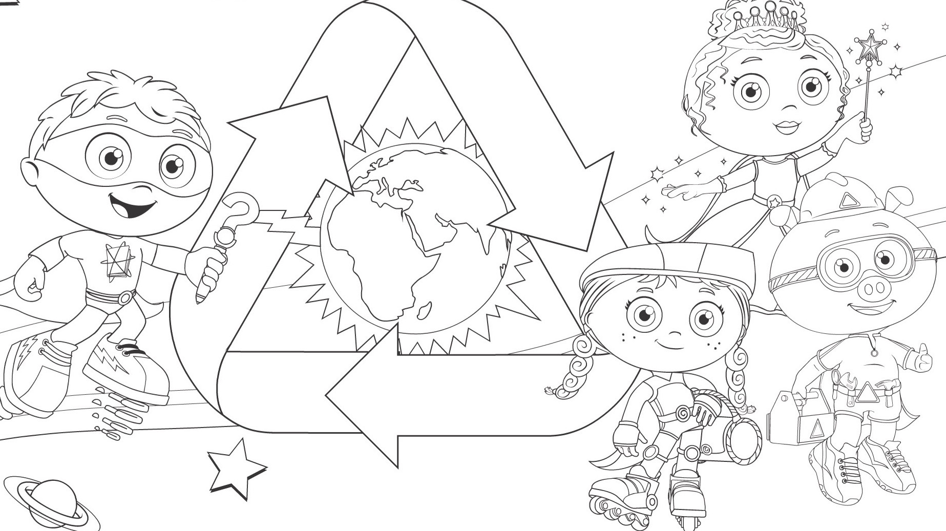 Earth Day Coloring Pages Printable