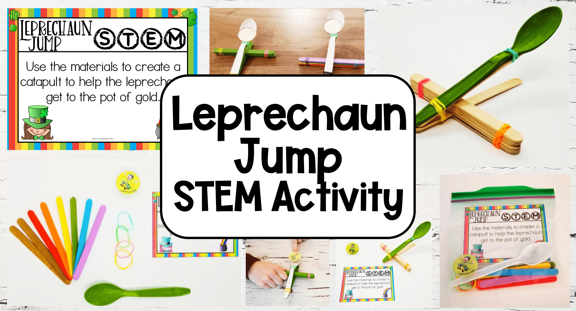 Easy St Patricks Day STEM Challenge For Kids