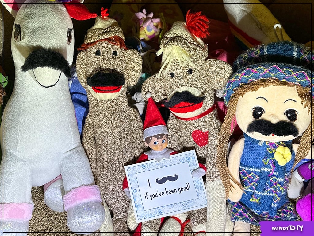 Elf On The Shelf Easy Ideas With Free Printable PDF Note Cards MinorDIY