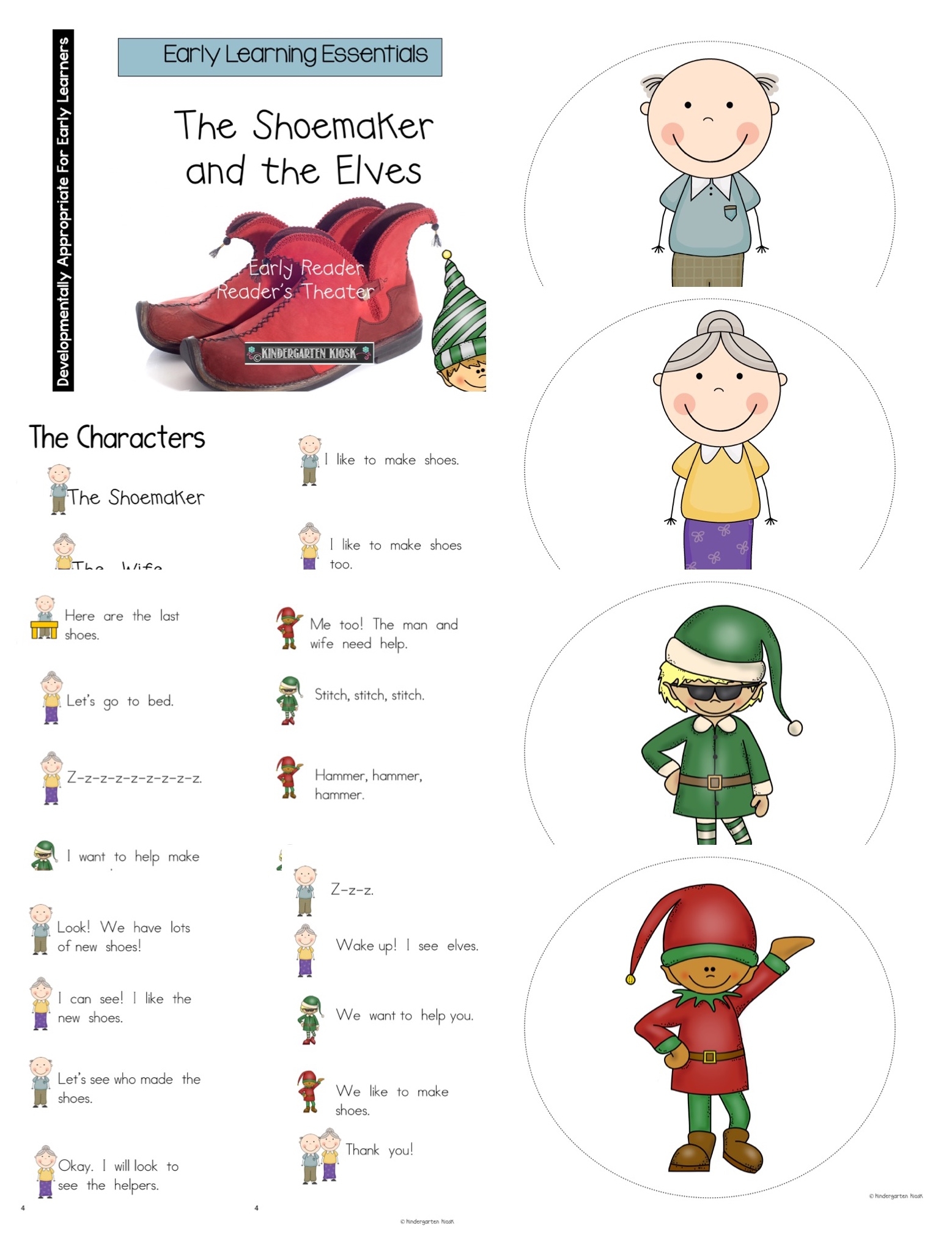 Elves Featuring The Elves And The Shoemaker Kindergarten Kiosk