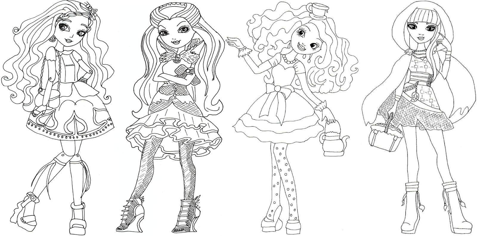  Ever After High Coloring Pages Books 100 FREE And Printable 