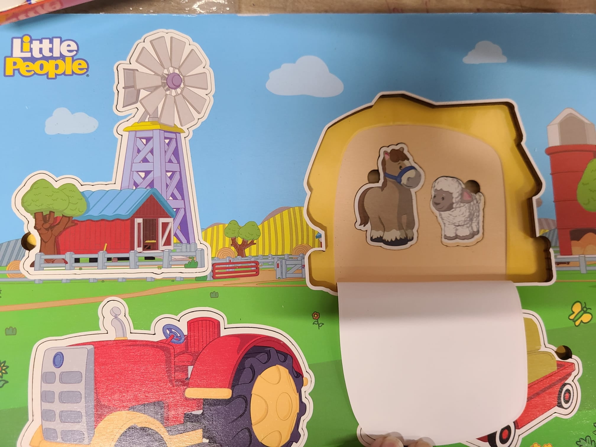 Little People Farm Tractor Printable