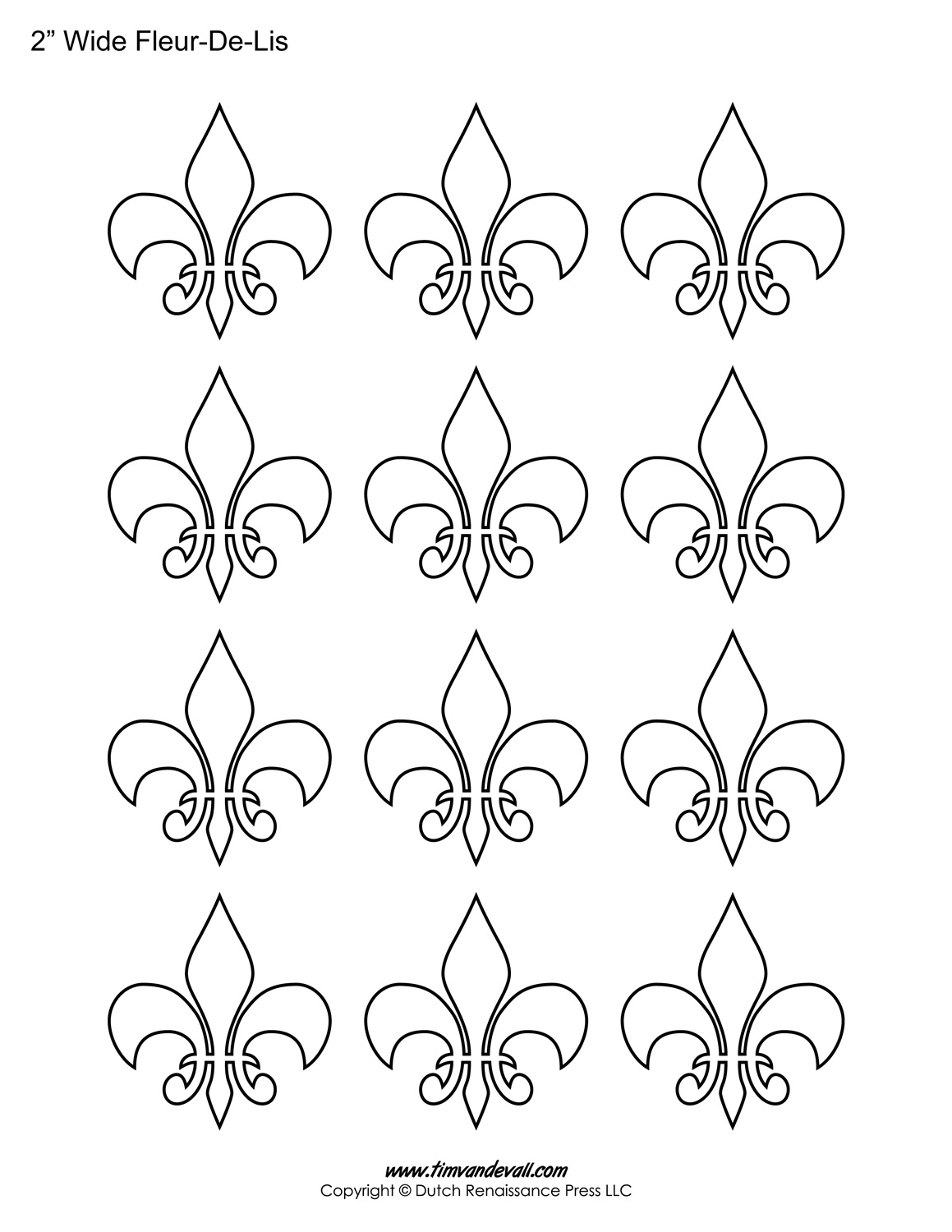 Fleur De Lis Templates Printable Fleur De Lis Shapes