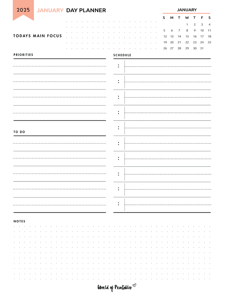 Free 2025 Planner 65 Page Printable Planner 4 Color Styles
