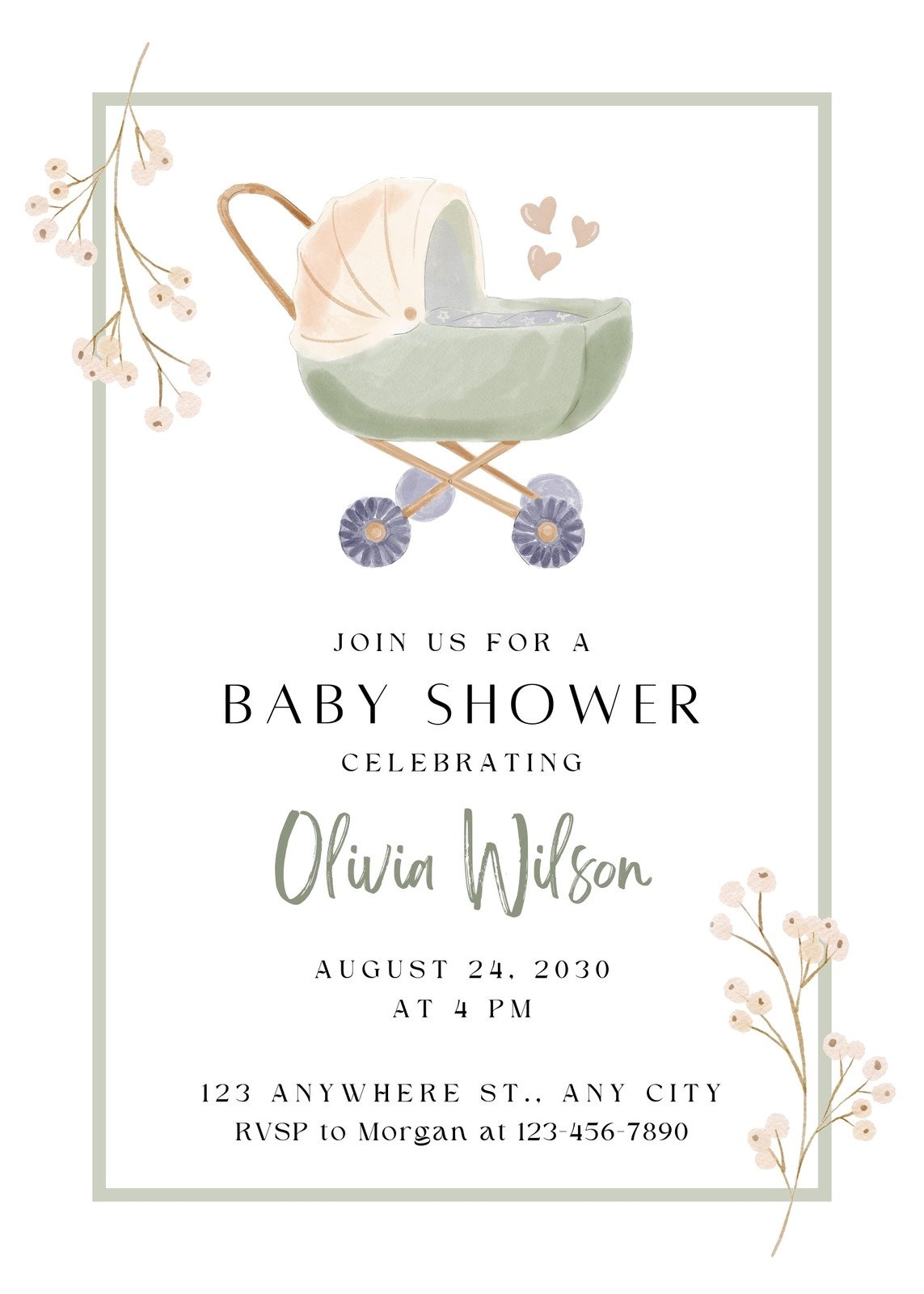 Free Printable Baby Boy Shower Invitations