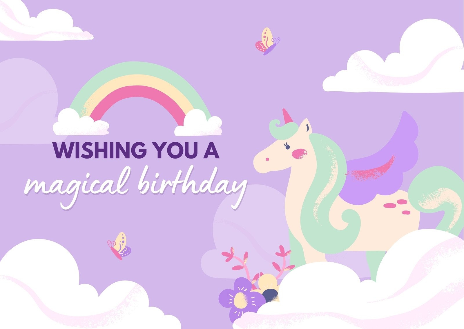 Free And Customizable Unicorn Templates