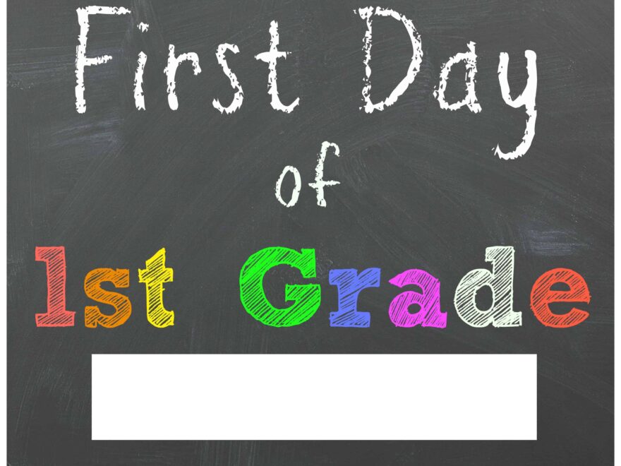 FREE Back To School Printable Chalkboard Signs For First Day Of School Mama Cheaps