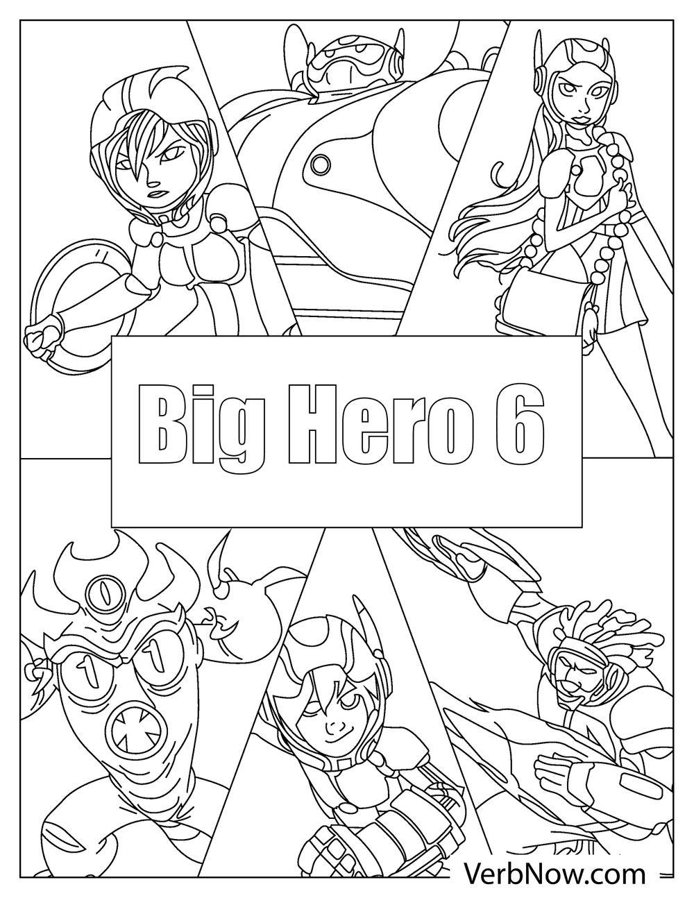 Big Hero 6 Printable Coloring Pages