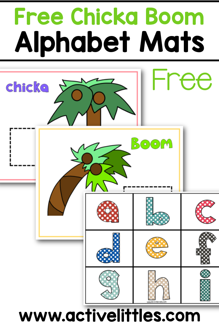Free Chicka Chicka Boom Boom Alphabet Mats Active Littles