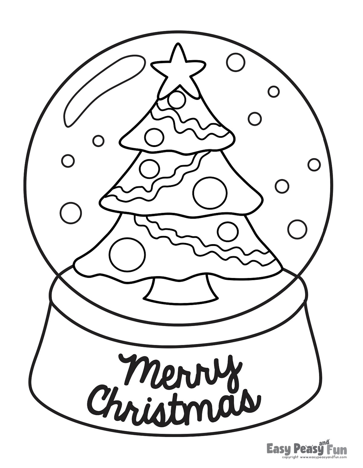 Christmas Color Pages Free Printable