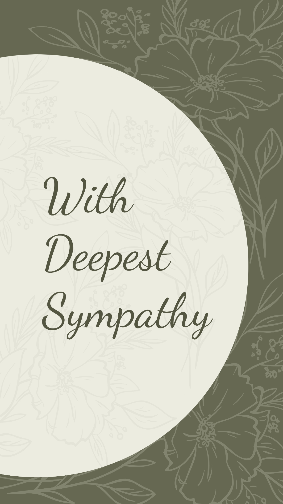 Free Condolence Sympathy Card Template To Edit Online
