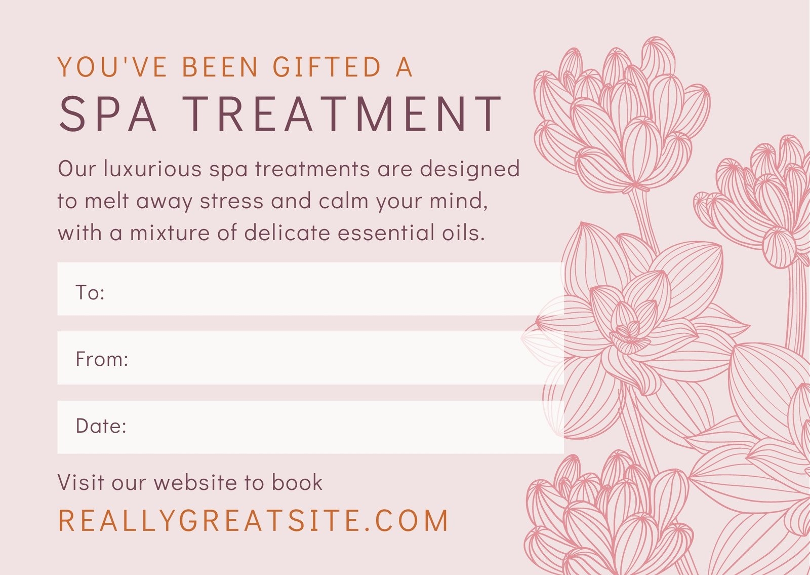 Free Custom Printable Massage Gift Certificate Templates Canva Worksheets Library