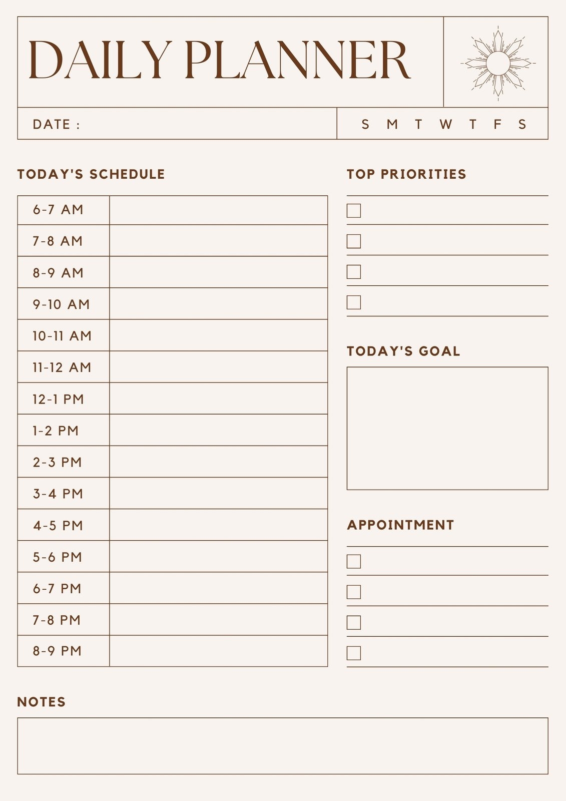 Home Health Care Daily Duties Printable Forms