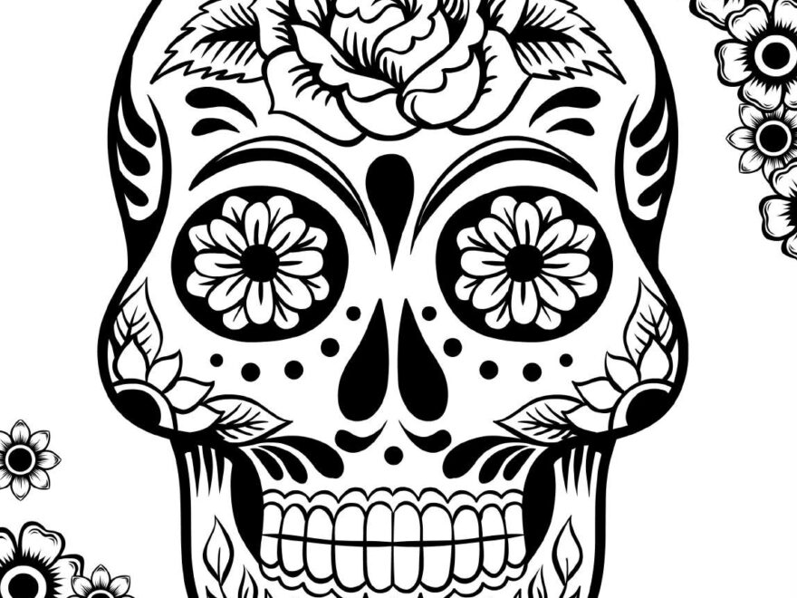 Free Day Of The Dead Printables Printable Party Favors