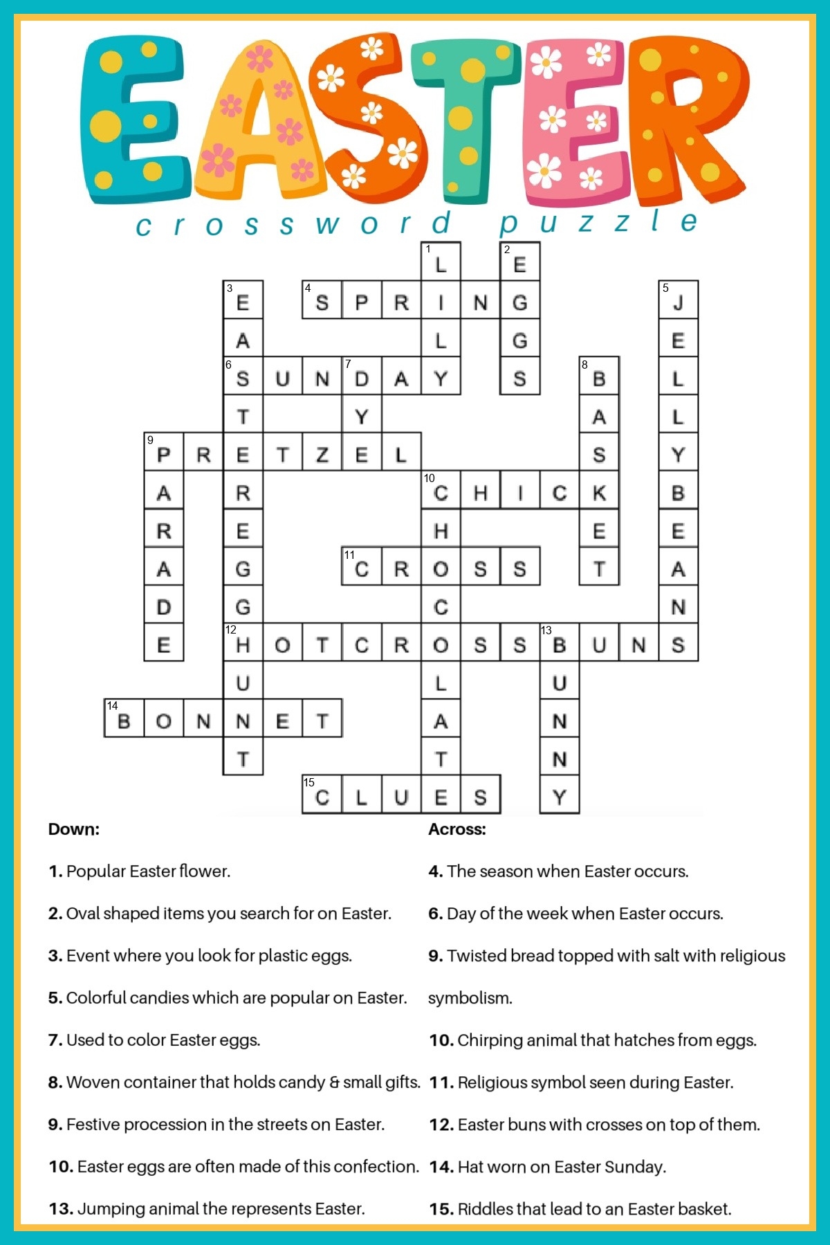 Crossword Puzzles For Adults Printable
