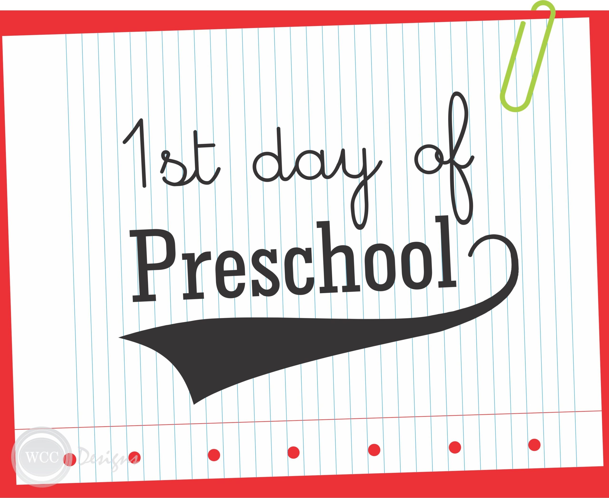 FREE First Day Of School Printable Signs Catch My Party