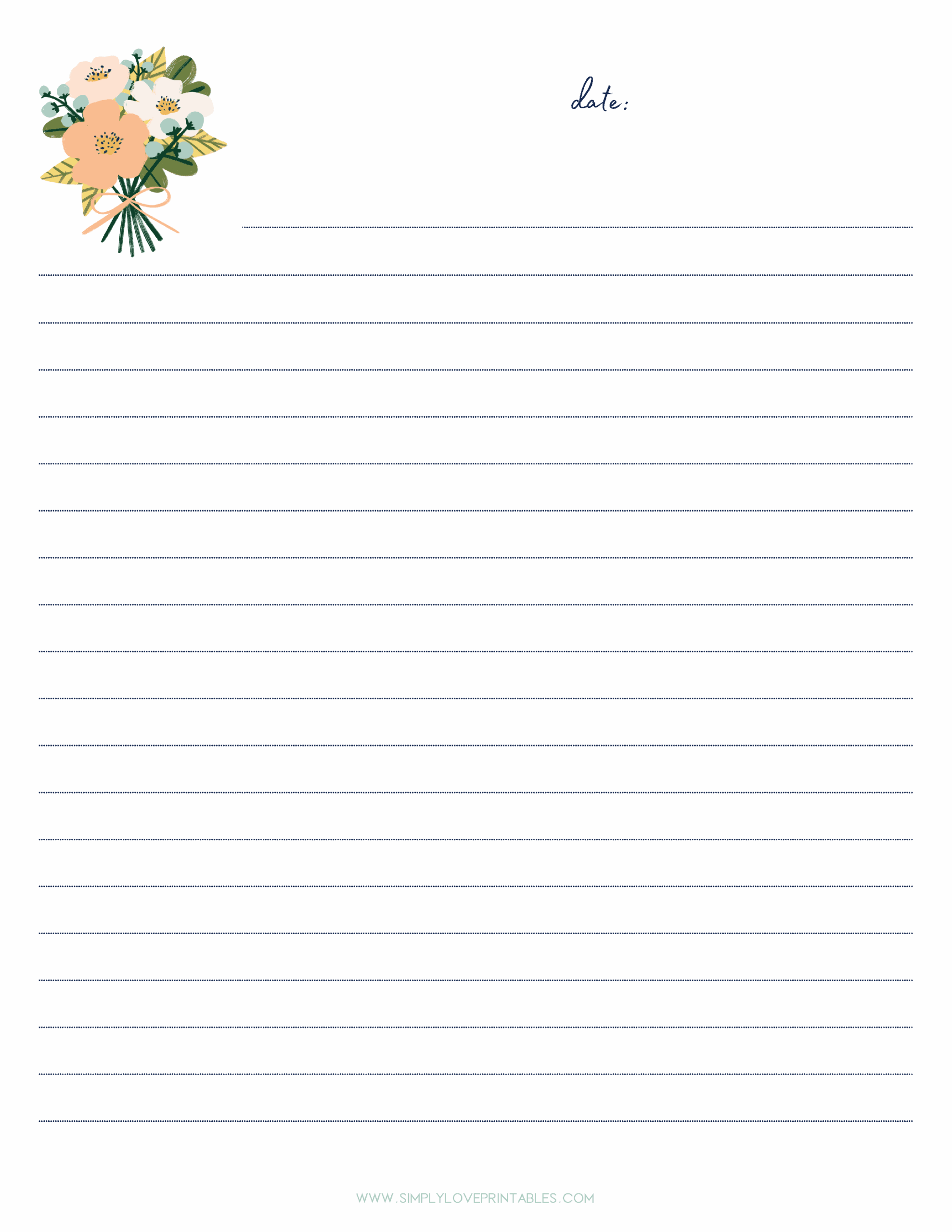 Free Printable Journal Pages Lined