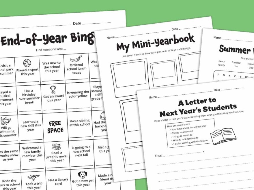 Free Last Day of School Printables