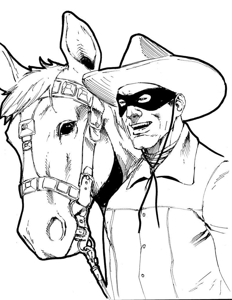 Free Lone Ranger Coloring Page Download Free Lone Ranger Coloring Page Png Images Free ClipArts On Clipart Library