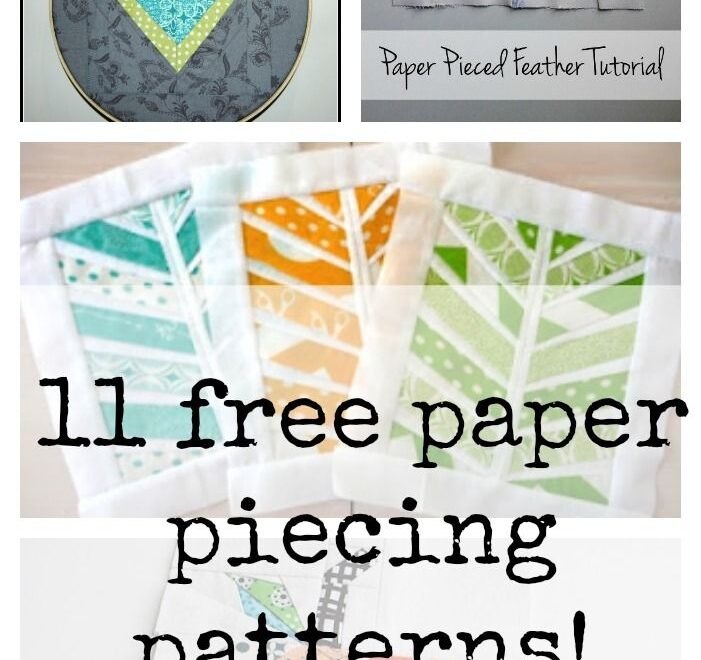 Free Paper Piecing Patterns To Download And Sew