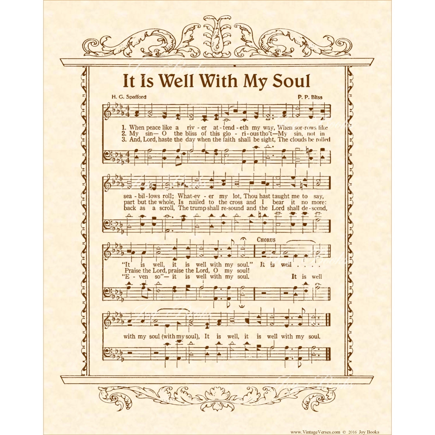 Free Piano Arrangement Sheet Music It Is Well With My Soul Worksheets Library