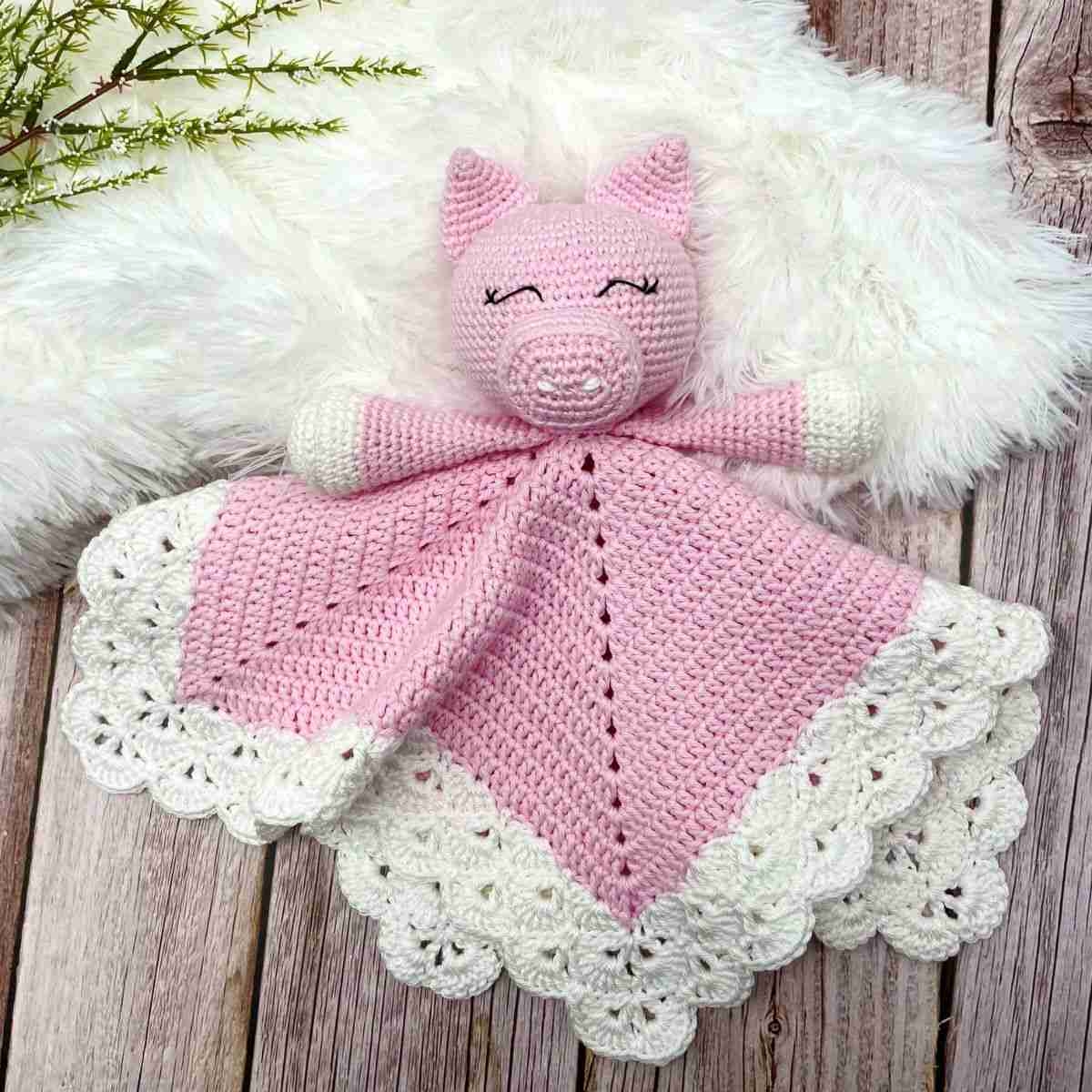 Free Crochet Patterns For Lovey Blankets Printable