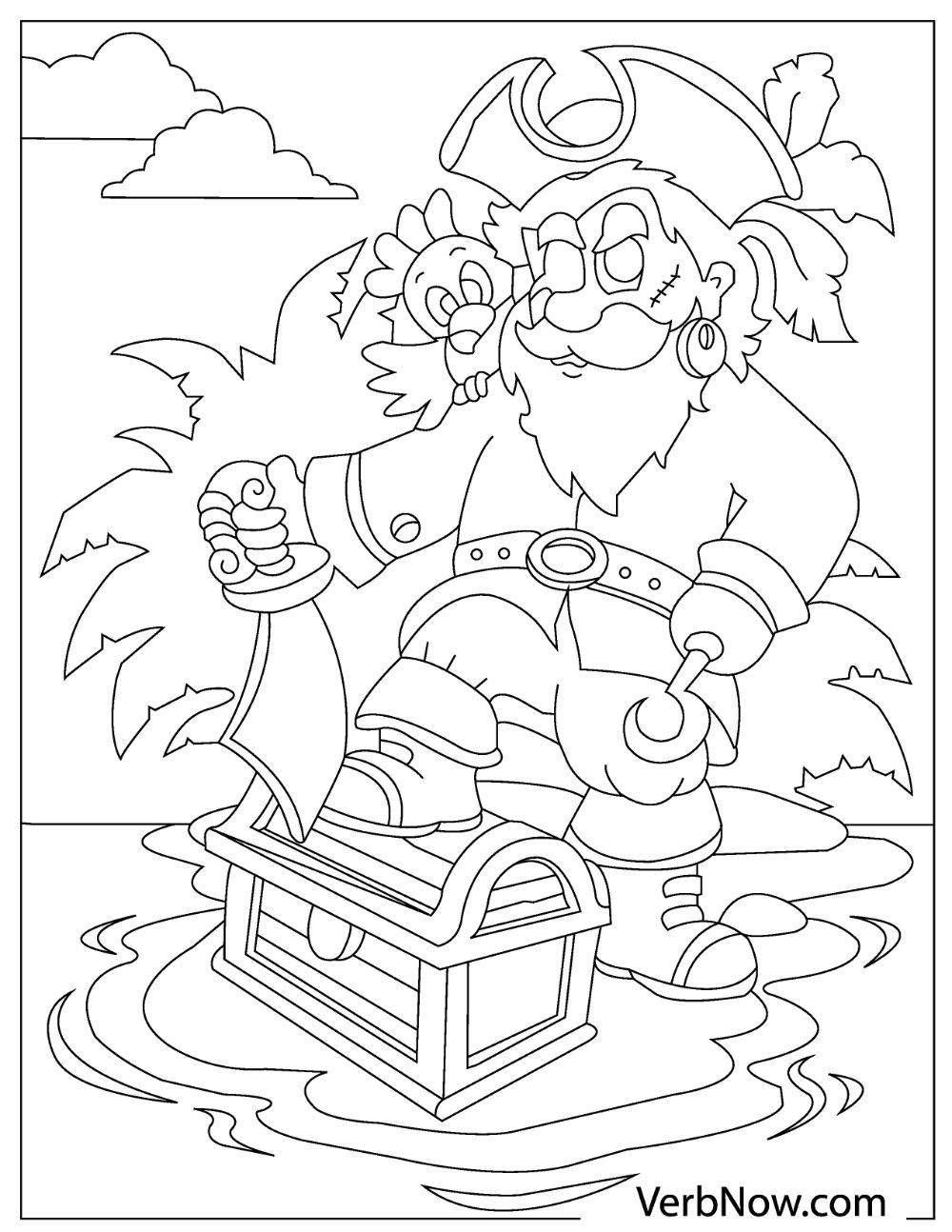 Pirate Coloring Pages Free Printable