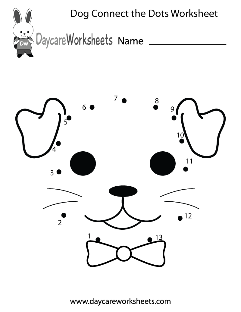 Preschool Dot To Dot Printables Free