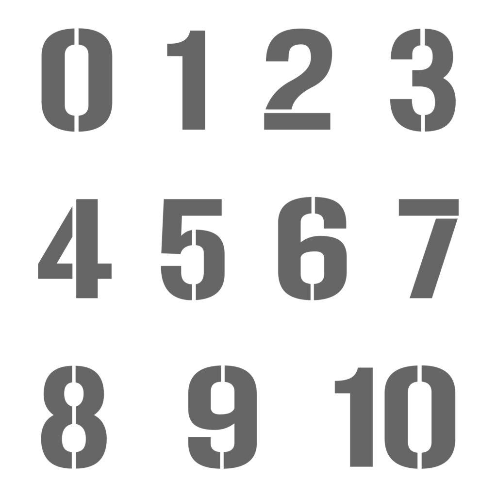 Free Printable 4 Inch Numbers