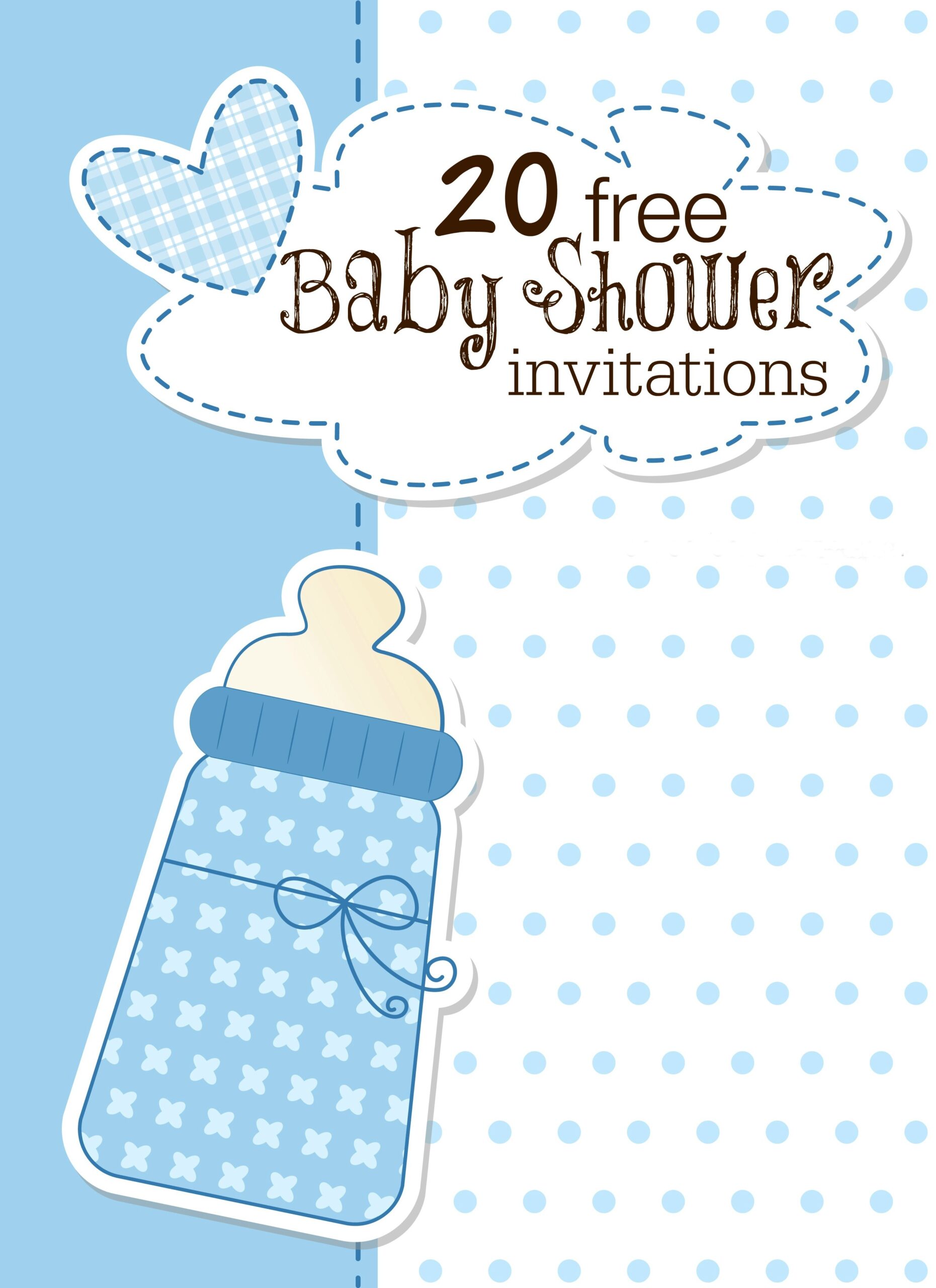 Free Printable Baby Shower Cards Templates 2025 Bottletreecreations